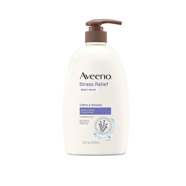 Jabón corporal Aveeno para aliviar el estrés