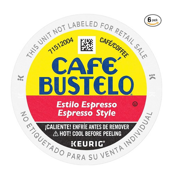 72-Count Cafe Bustelo Espresso Dark Roast Coffee Keurig K-Cup Pods