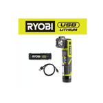 Ryobi Usb Lithium Pivoting 625 Lumens Head Light Kit