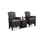 Serenelife 3 Pieces Outdoor Patio Set