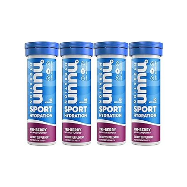 40 tabletas (4 x 10 unidades) de bebidas con electrolitos deportivos Nuun