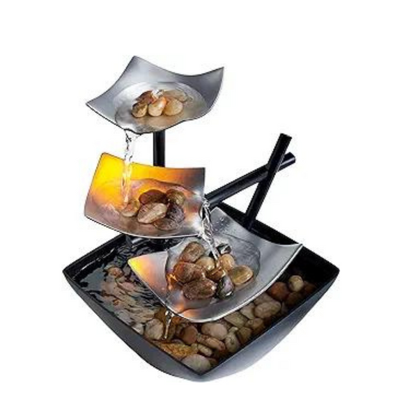 HoMedics 3-Tier EnviraScape Illuminated Relaxation Fountain