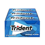 Chicle sin azúcar con sabor original Trident de 168 unidades