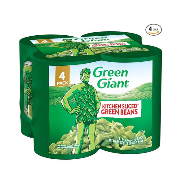 Green Giant Kitchen Sliced Green Beans, 4 Pack