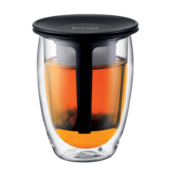 Bodum Tea for One Glass w/ Tea Strainer