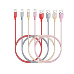 Paquete de 4 cables Lightning para cargador de iPhone con certificación Apple MFi de 6 pies