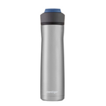 Contigo Ashland Chill Botella de agua de acero inoxidable con tapa y pajita, 24 oz