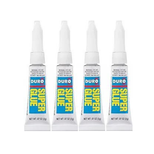 Paquete de 4 tubos Duro Super Glue de 2 gramos