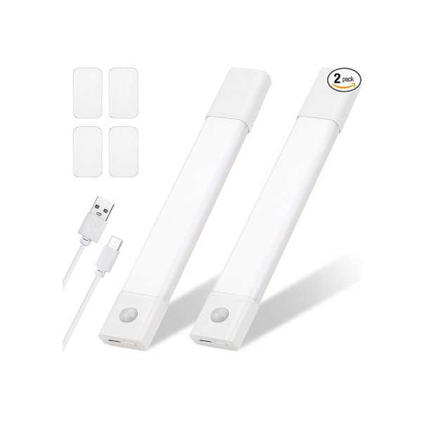 2-Pack Motion Sensor LED Closet or Cabinet Lights