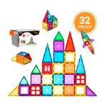 Juego de azulejos magnéticos para niños de 32 piezas Best Choice Products