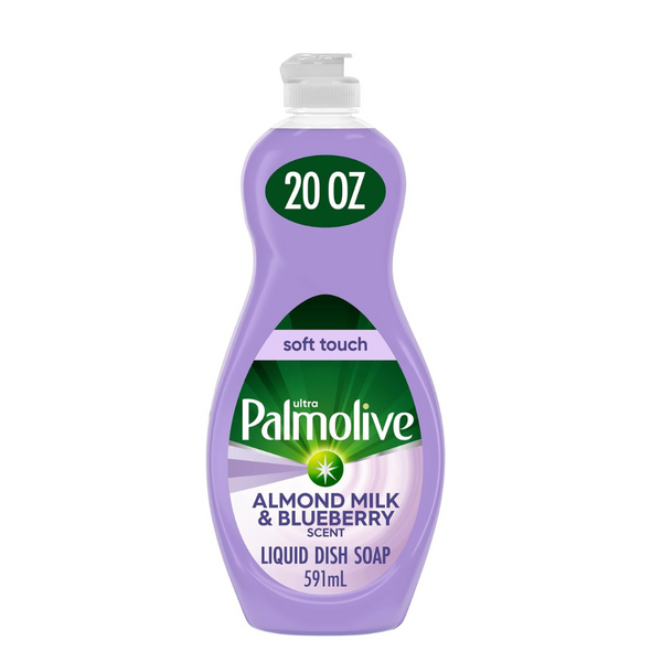 Palmolive Ultra Soft Touch Dish Soap, Almond Milk & Blueberry, 20 fl oz