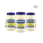 Paquete de 3 mayonesa real Best Foods de 30 oz