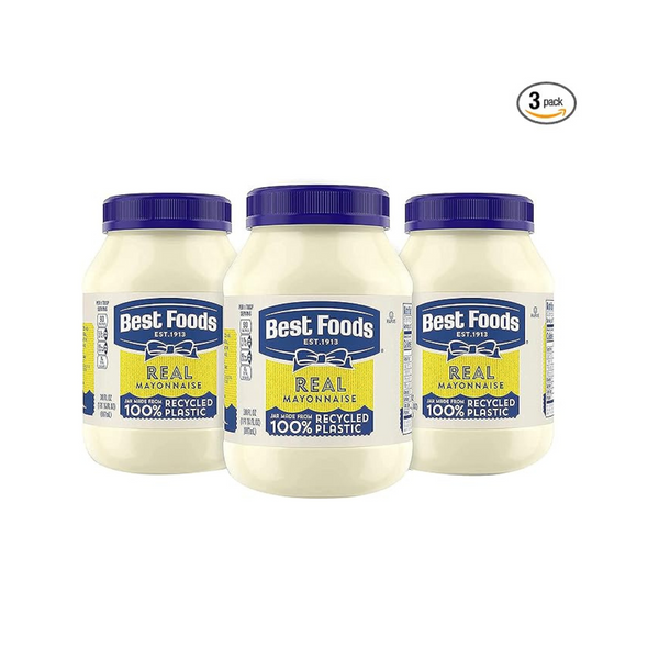 3-Pack 30oz Best Foods Real Mayonnaise