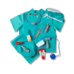 PREXTEX Conjunto de disfraz y accesorios de médico para niños