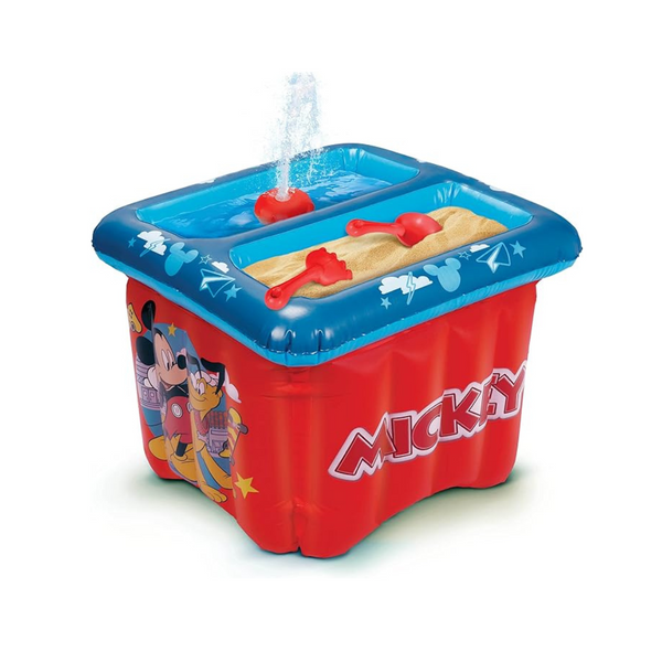 Mesa de exterior inflable de arena y agua de Mickey Mouse