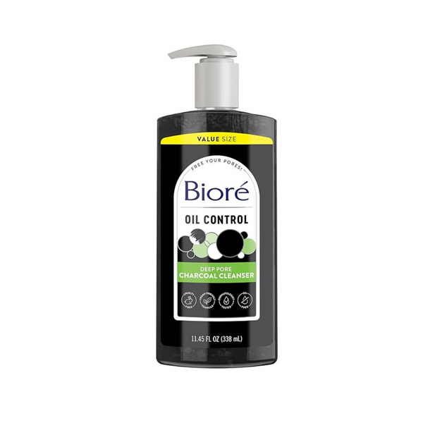 Biore Deep Pore Charcoal limpiador facial diario para pieles grasas