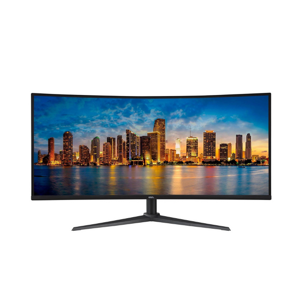 onn. 34" Curved Ultra Widescreen WQHD (3440 x 1440) LED Monitor