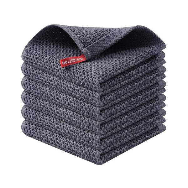 Paquete de 6 paños de cocina absorbentes ultra suaves Kitinjoy Weave