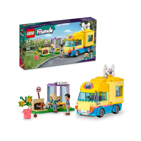 Lego Friends Dog Van 41741 Centro de rescate móvil Set de juego de simulación