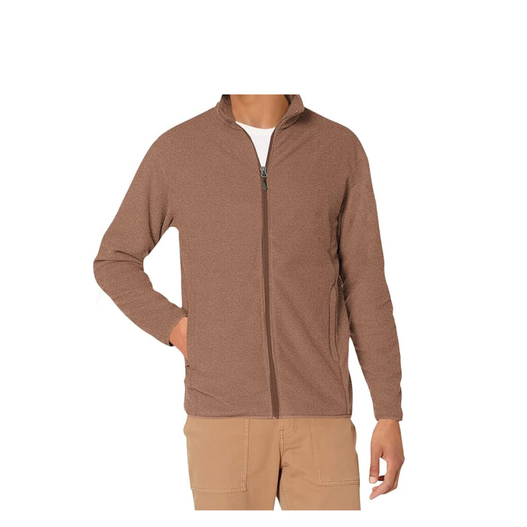 Amazon Essentials Mens Full Zip Fleece Jacket Pzdeals 