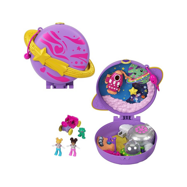 Polly Pocket Saturn Space Explorer - Juego compacto