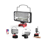 LIVOWALNY 68W 6800LM 7" 18V Cordless Portable LED Flood Light