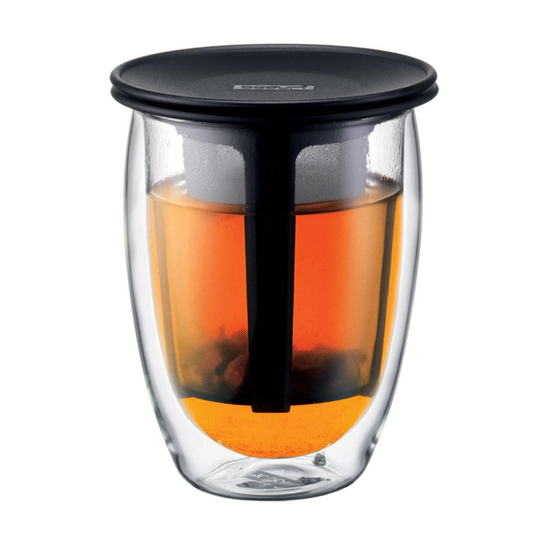 Bodum Tea for One Glass w/ Tea Strainer (12 Oz)