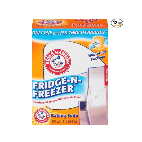 12-Pack Arm & Hammer Baking Soda Fridge-n-Freezer Odor Absorber