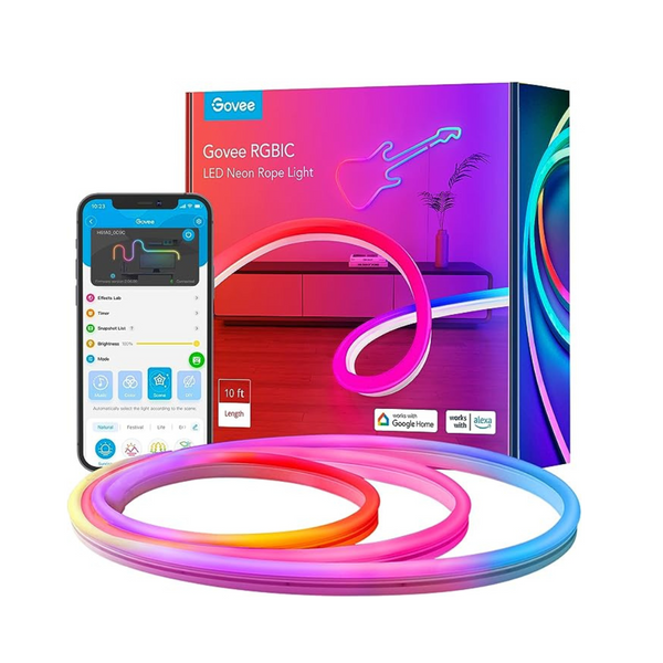 Govee RGBIC 10ft LED Neon Rope Light