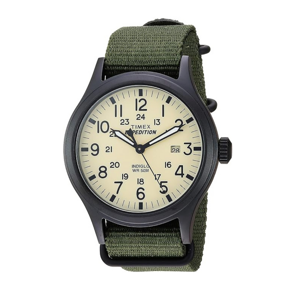 Timex Expedition Scout Reloj para hombre con correa deslizante de nailon de 40 mm