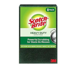 Paquete de 8 estropajos grandes resistentes Scotch-Brite