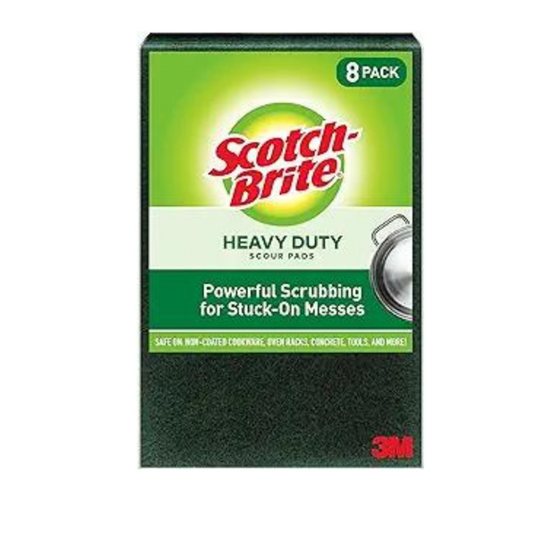 Paquete de 8 estropajos grandes resistentes Scotch-Brite