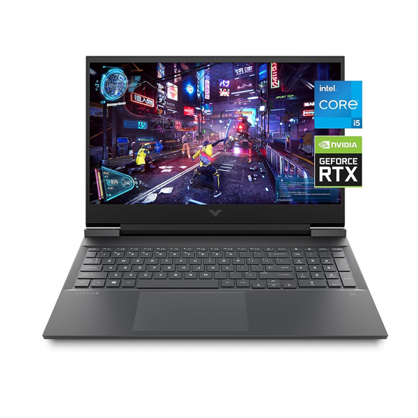 Portátil para juegos HP Victus 16 de 16,1" (i5 / 8GB / 512GB SSD / 4GB RTX 3050)