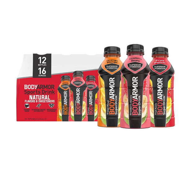 Bodyarmour Sports Drink Sports Beverage, Variety Pack, Pack of 12