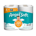 2560 unidades (8 unidades x 320 hojas) Angel Soft papel higiénico de baño de 2 capas