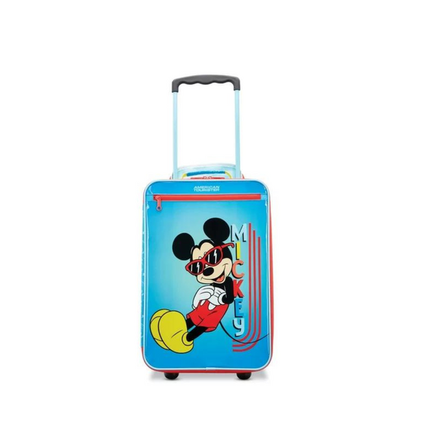 American Tourister Disney's Mickey equipaje de mano con ruedas blandas de 18"