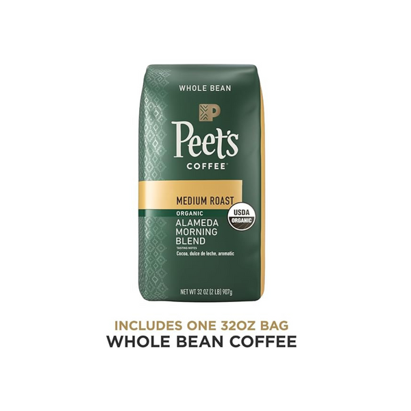 Peet's Medium Roast Whole Bean Organic Alameda Blend Coffee