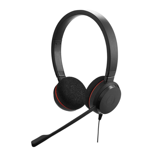 Jabra Evolve 20 UC Auriculares estéreo con cable para teléfono profesional