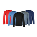 4-Pack Kick Start Gear Men's Moisture Wicking Crew Neck Shirt