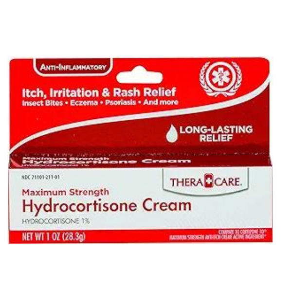 Thera Care Itch Irritation and Rash Relief Hydrocortisone Cream