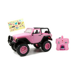 Jada Toys Girlmazing 1:16 Jeep Wrangler Rosa RC Coches Radio Control