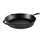 Ozark Trail Pre-Seasoned 12" Cast Iron Skillet with Handle and Lips