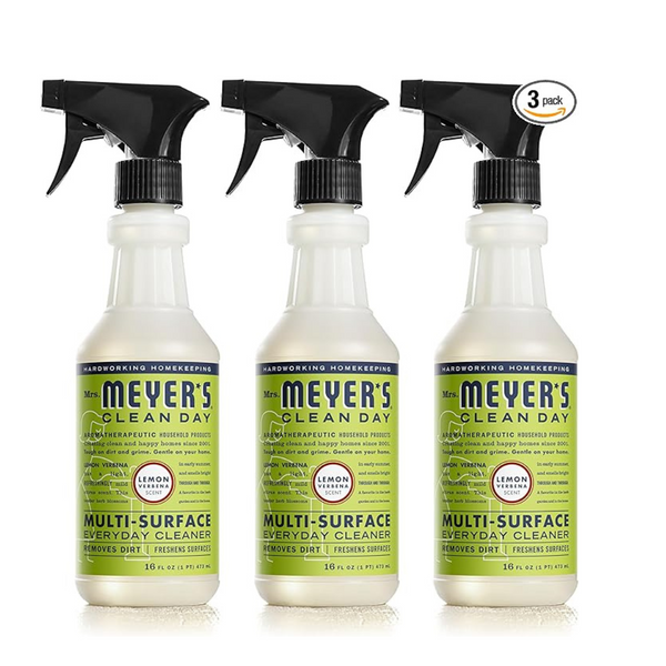 3-Pack Mrs. Meyer's Lemon Verbena All-Purpose Cleaner Spray, 16 fl. oz