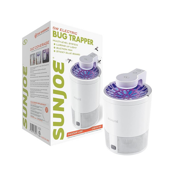 Sun Joe SJ-BZ15W-WHT UV Indoor Insect Fruit Fly Trap