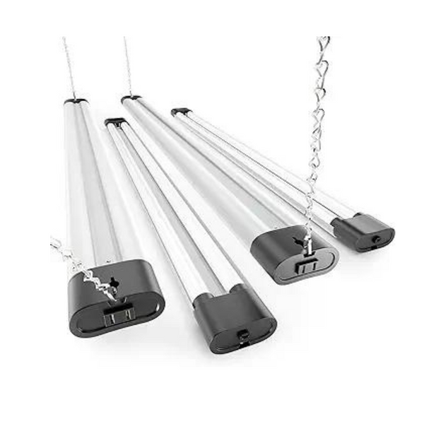 4-Pack Ensenior 4ft 36W Linkable Led Utility Shop Light