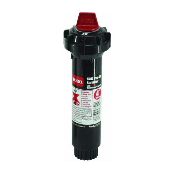 Toro 4" 570 Pop-Up with X-Flow Sprinkler (Black)