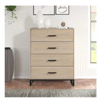 Mainstays Industrial 4 Drawer Dresser