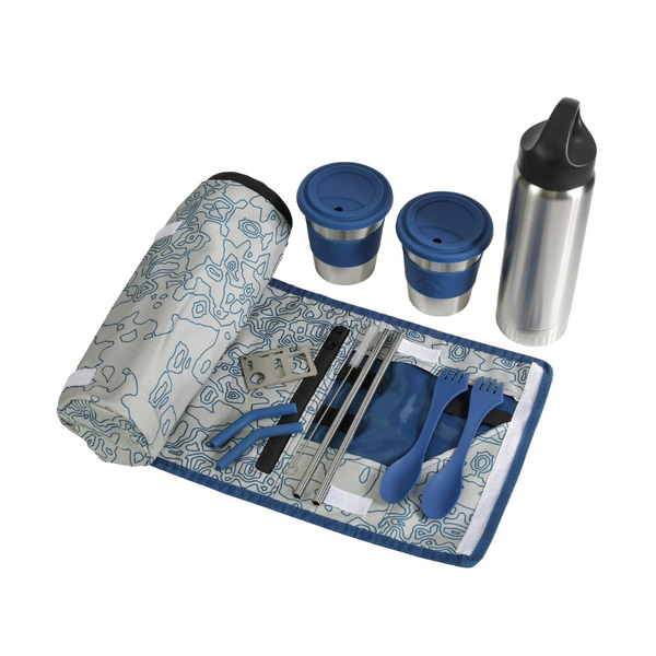 10-Piece Ozark Trail Reusable Cutlery & Drinkware Combo Set