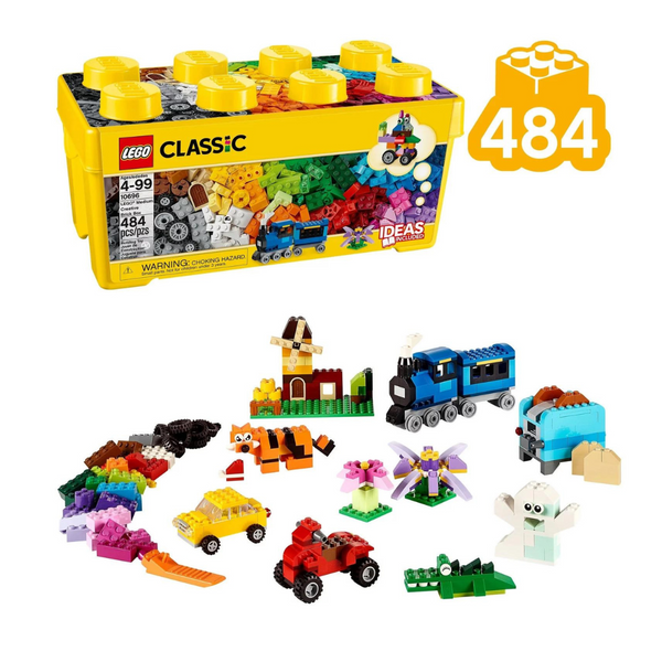 Caja de ladrillos LEGO Classic de 484 piezas 10696 Juguetes de construcción