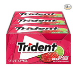 Chicle sin azúcar Trident Island Berry Lime de 168 unidades